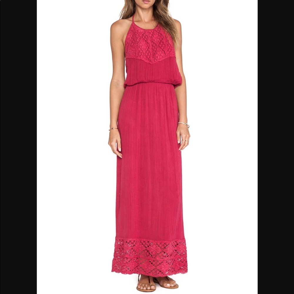 Jen’s Pirate Booty Red Maxi Dress